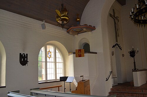 Baltaks kyrka, interno