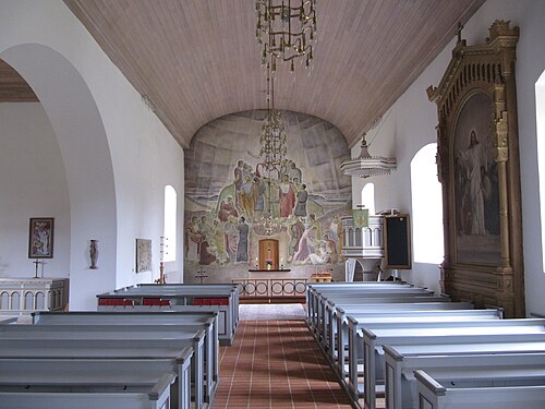 Grevie kyrka, intérieur