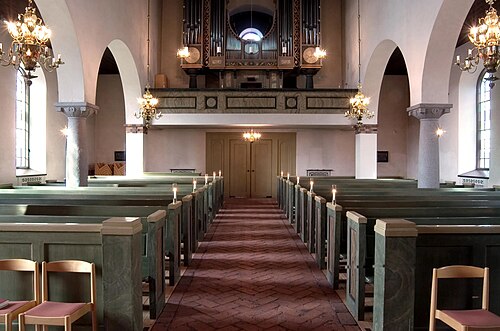 Boo kyrka, interno