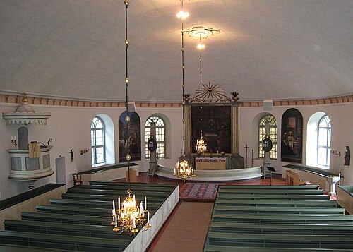 Skede kyrka, interno