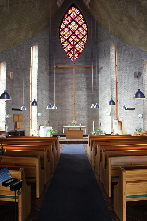Tungelsta kyrka, interno