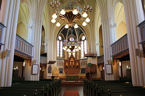 Umeå stads kyrka, interno