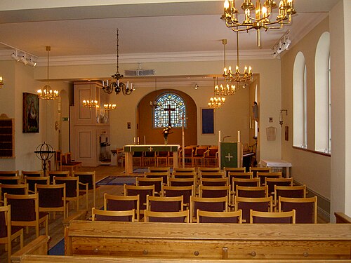 Vindhemskyrkan S:ta Birgitta, interno