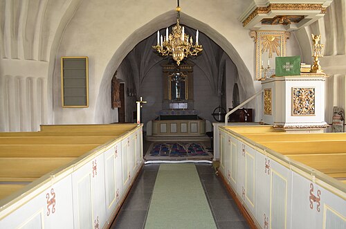 Lästringe kyrka, interno