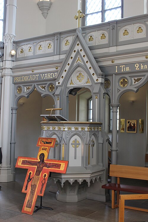 Ersta kyrka, interno