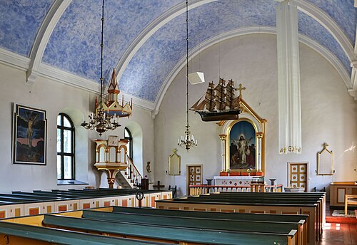 Gräsgårds kyrka, intérieur