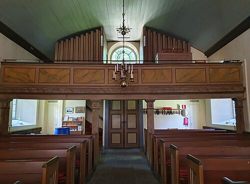 Öglunda kyrka, intérieur