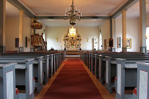 Alsters kyrka, interno