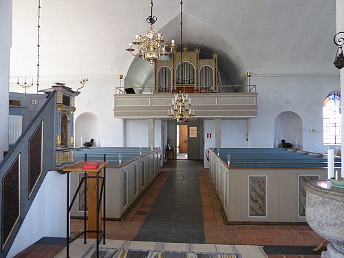 Brösarps kyrka, intérieur