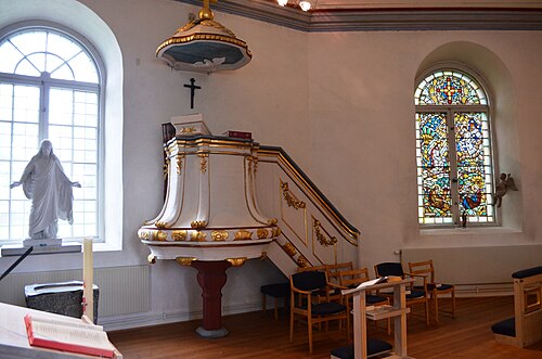 Fuxerna kyrka, interno