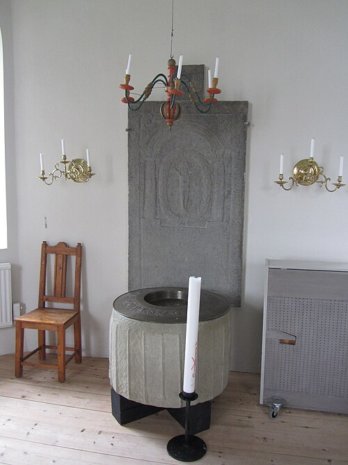 Böja kyrka, interno