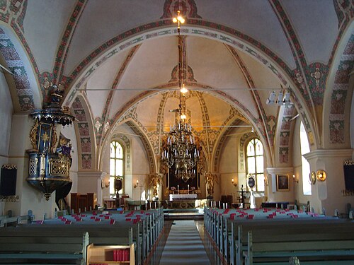 Kristina kyrka, interno