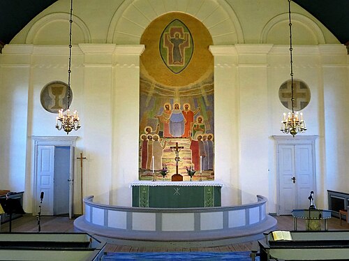 Knäred kyrka, intérieur