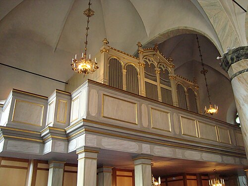 Avesta kyrka, interno