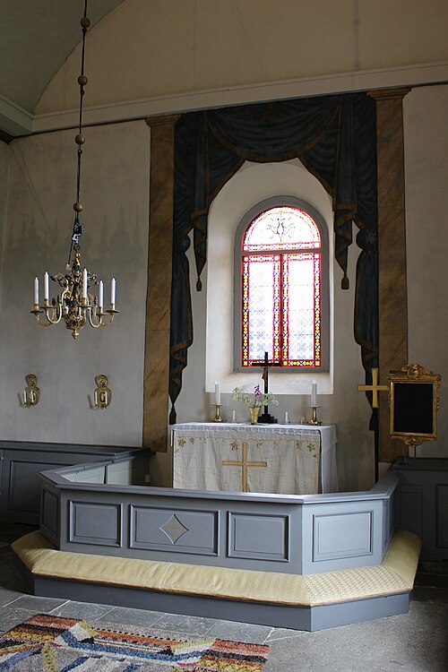 Vada kyrka, intérieur