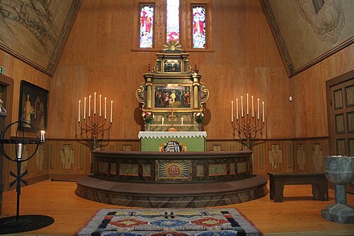 Alanäs kyrka, interno
