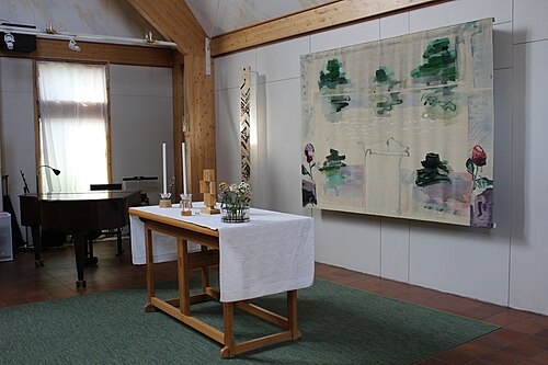 Ekebyhovskyrkan, interno