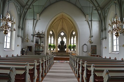 Köinge kyrka, interno