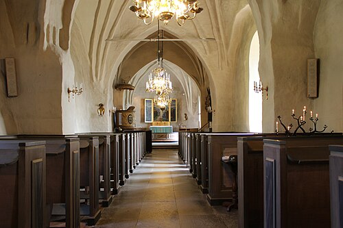 Lista kyrka, intérieur