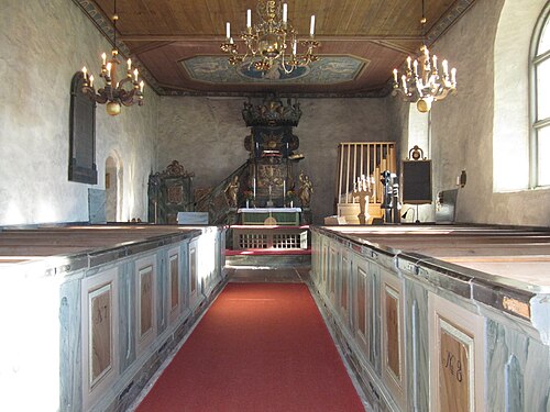 Läby kyrka, interno