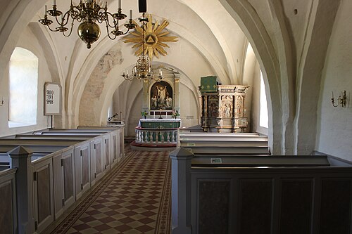 Revinge kyrka, interno