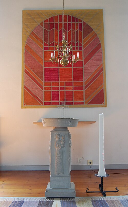 Skatelövs kyrka, interno