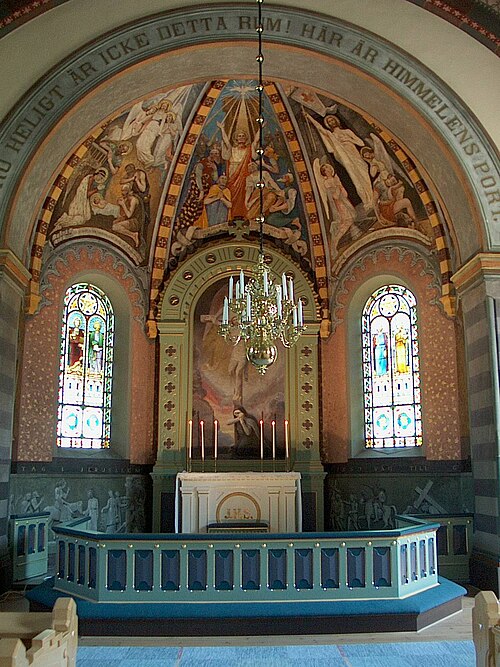 Appuna kyrka, intérieur