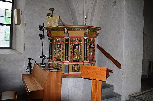 Fornåsa kyrka, interno