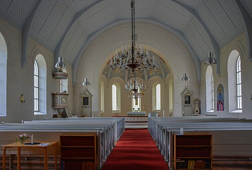 Furuby kyrka, interno