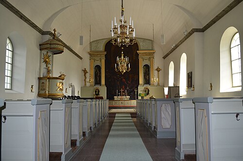 Häradshammars kyrka, interno