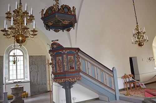 Åsle kyrka, interno