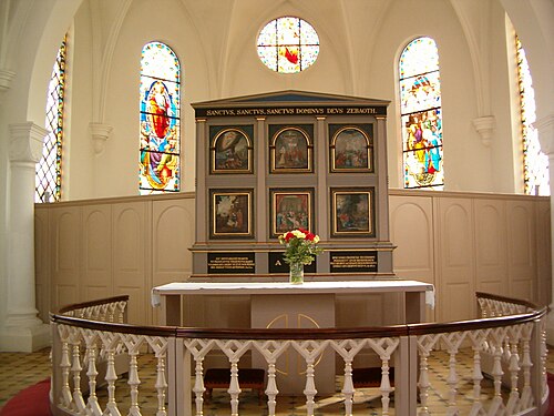 Lomma kyrka, interno