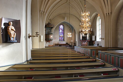 Valbo kyrka, interno