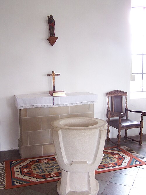 Västra Karaby kyrka, intérieur