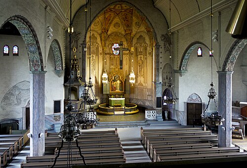 Bureå kyrka, interno
