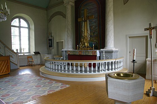 Yllestads kyrka, intérieur