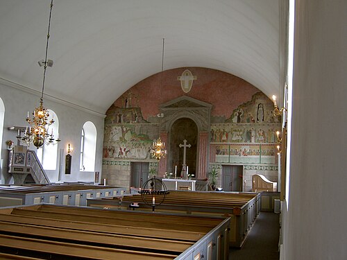 Hjärnarps kyrka, intérieur