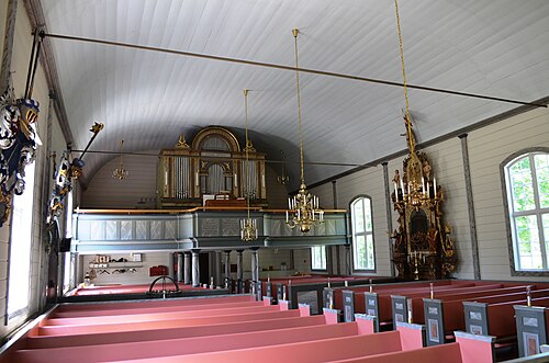 Håcksviks kyrka, interno