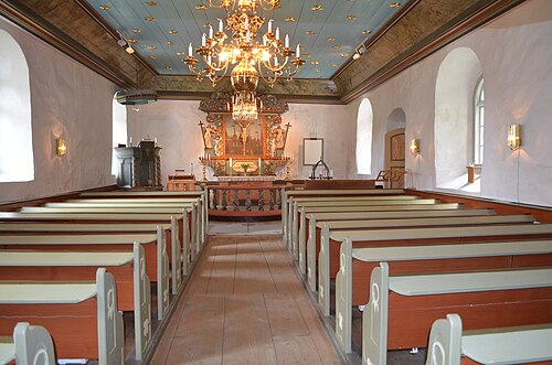 Kvinnestads kyrka, intérieur