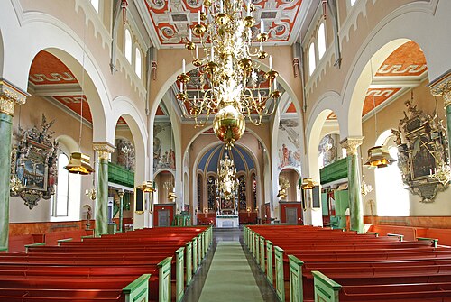 Nora kyrka, interno