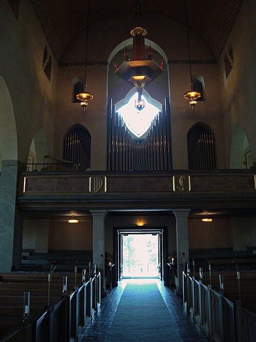 Sandvikens kyrka, interno