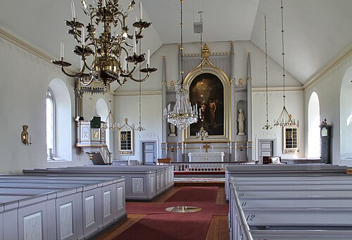 Tjureda kyrka, intérieur