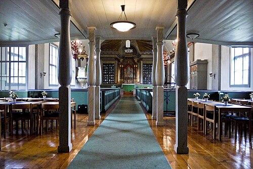 Vilhelmina kyrka, interno