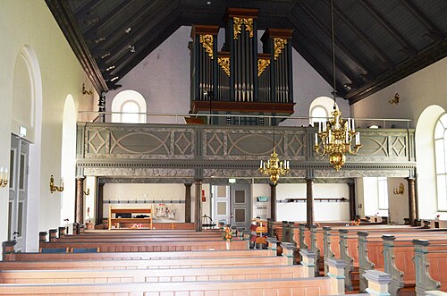 Vänga kyrka, intérieur