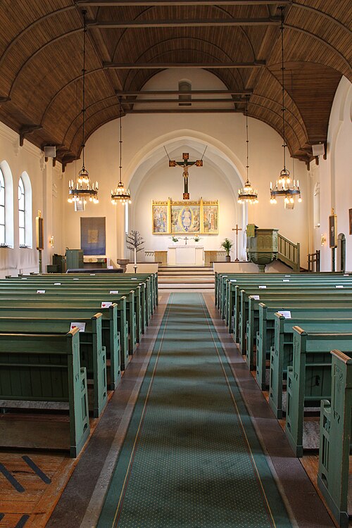 Gustavsbergs kyrka, interno