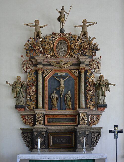 Nottebäcks kyrka, intérieur