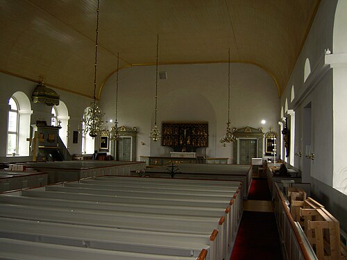 Rumskulla kyrka, intérieur