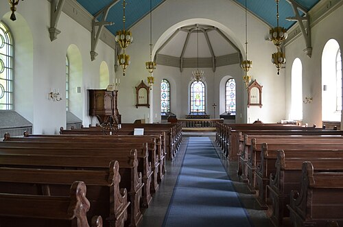 Locketorps kyrka, interno