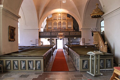 Alunda kyrka, interno