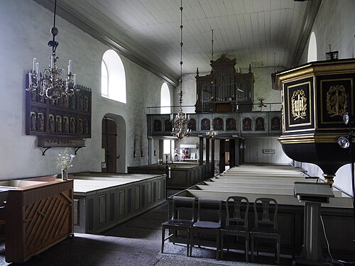Bjälbo kyrka, interno